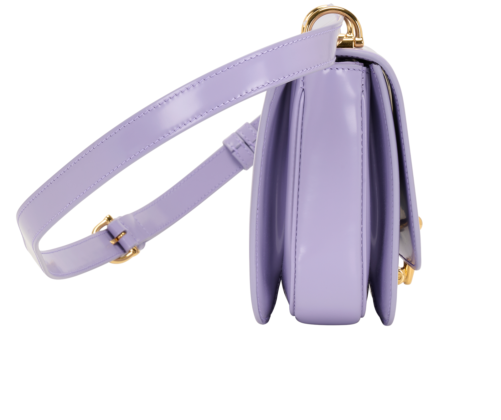 Small Siena, &pound;1,100, Handbags, Purple, Leather, Side view